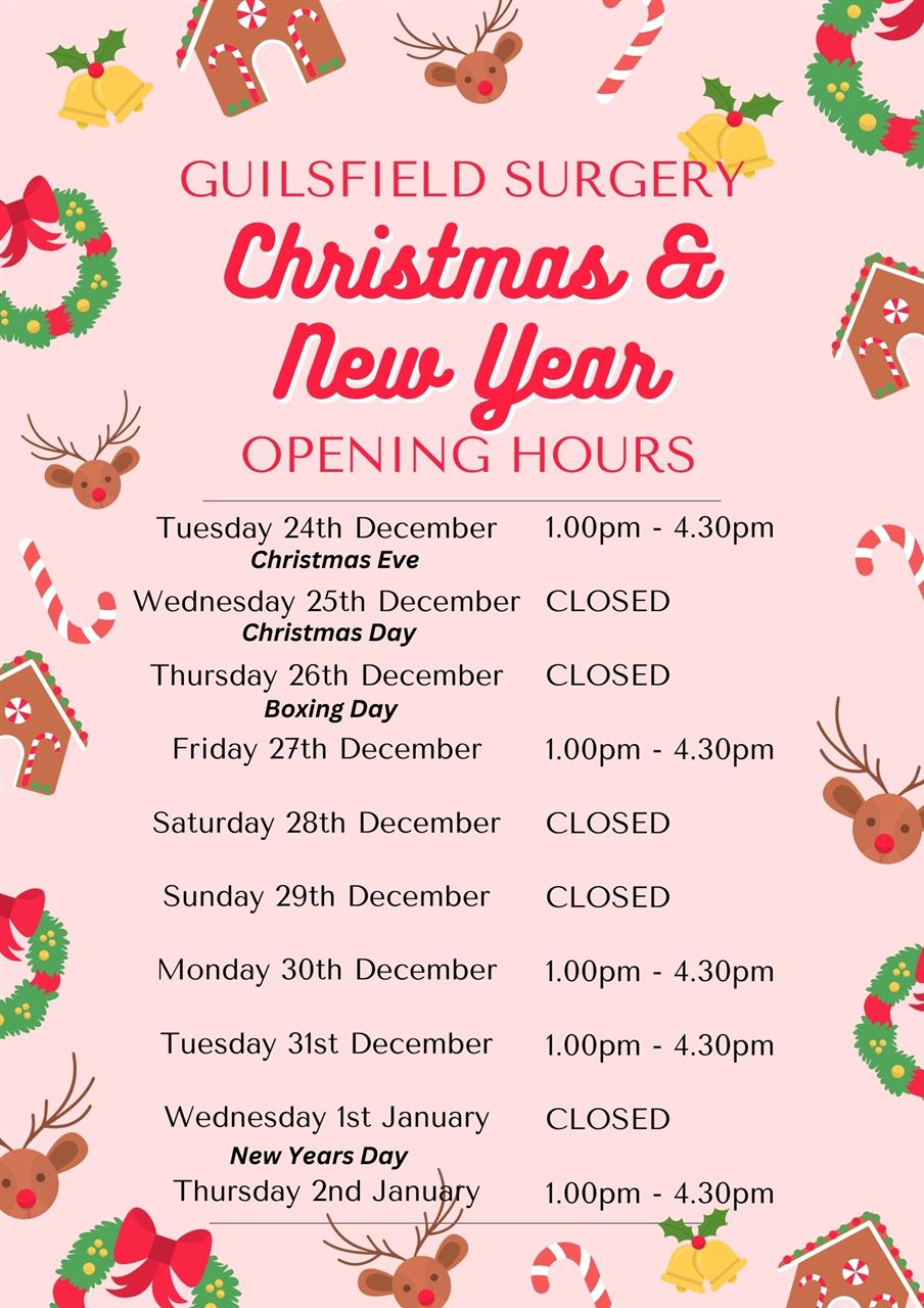 Christmas Opening Hours