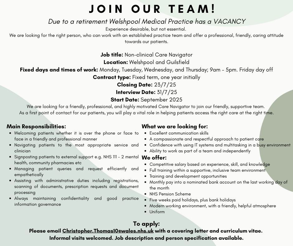 Join our team